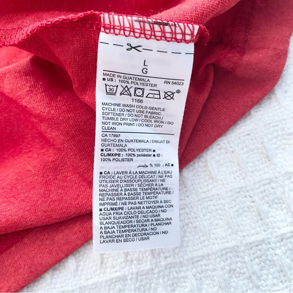 Old Navy Vibrant Red Men's Short Sleeve Active Tee Large